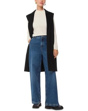Whistles Mira Mock Neck Sweater - Blue