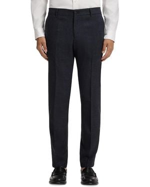 BOSS C-Genius Wool & Linen Melange Slim Fit Suit Pants - Blue