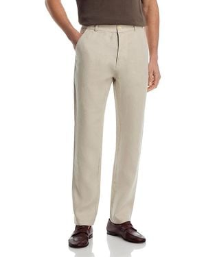 Alex Crane Alta Straight Fit Pants - Natural