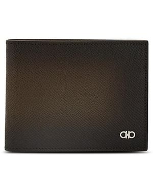 Ferragamo Testa Di Moro Micro Gancini Wallet - Black