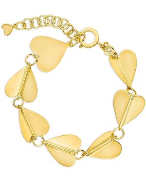 CADAR 18K Wings Of Love Link Bracelet - Metallic