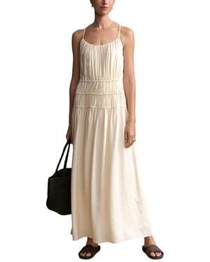 Jenni Kayne Wynn Smocked Dress - Natural