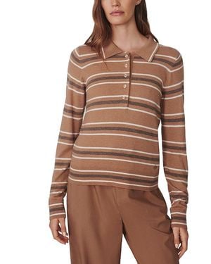 Varley Mayra Knit Polo - Brown