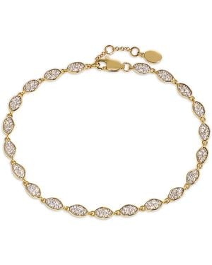 BY PARIAH 14K Diamond Cluster Eternity Bracelet - Metallic