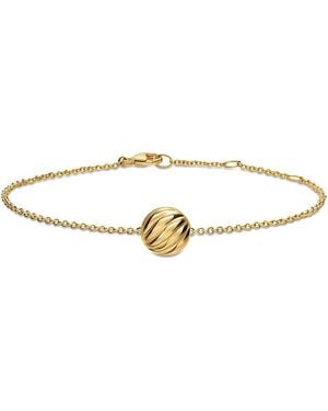 David Yurman Sculpted Cable Center Station Chain Bracelet - White