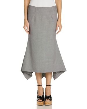 The Attico Midi Skirt - Gray