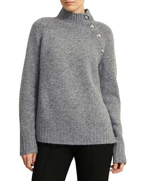 Hobbs Lisbeth High Neck Sweater - Gray