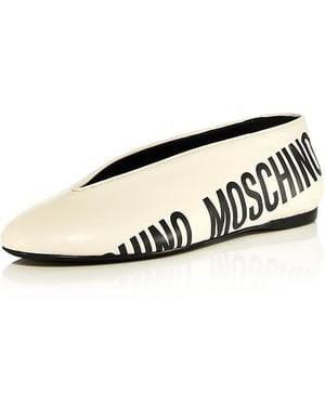 Moschino Ballerina Logo Ballet Flats - Multicolor