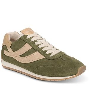Vince Oasis Suede Runner Sneakers - Green