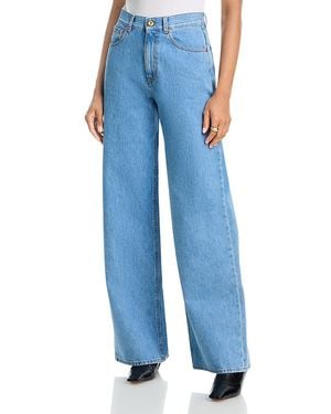 Blazé Milano Nariida Java Wide Leg Jeans - Blue