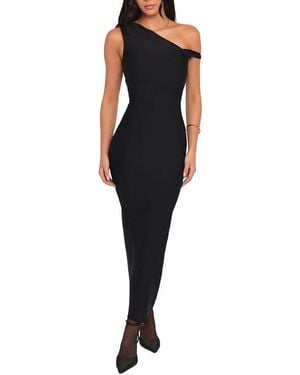 Petal & Pup Hudson Off Shoulder Midi Dress - Black