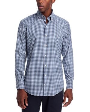 Peter Millar Conway Crown Lite Cotton Stretch Sport Shirt - Blue