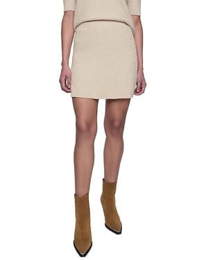 Rebecca Minkoff Alai Mini Skirt - Natural
