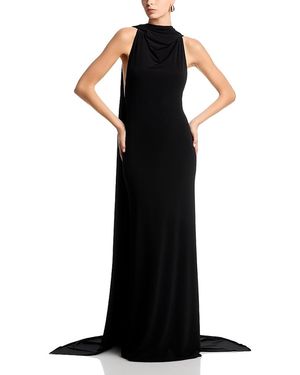 Brandon Maxwell Presley Gown - Black