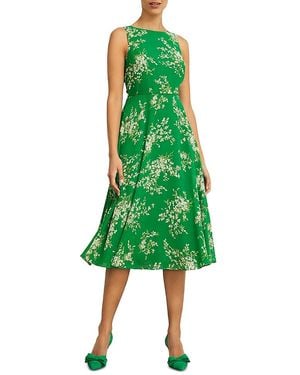 hobbs carly dress green Boat Neck Dresses for Women Midaxi Dresses