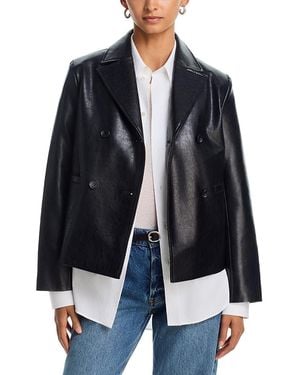 Rag & Bone Finley Faux Leather Jacket - Black
