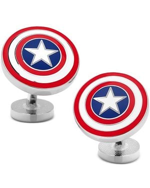 Cufflinks Inc. Captain America Shield Cufflinks - Red