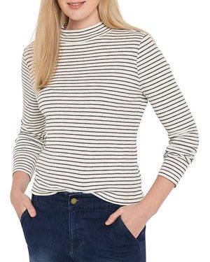 NIC+ZOE Mock Neck Top - Gray