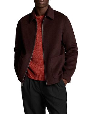 Vince Plum Straight Splitable Jacket - Red