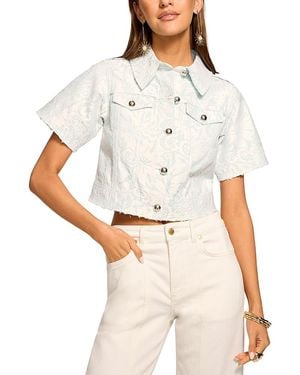 Ramy Brook Winnie Cropped Jacket - White