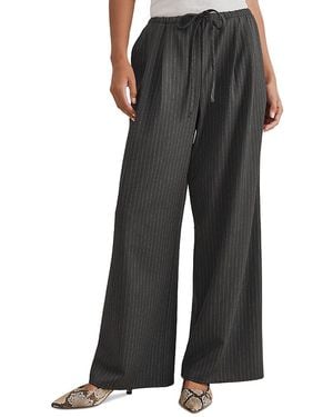 Splendid Valerie Pleated Wide Leg Pants - Black