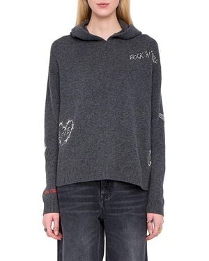 Zadig & Voltaire Markyz Cashmere Sweater - Gray