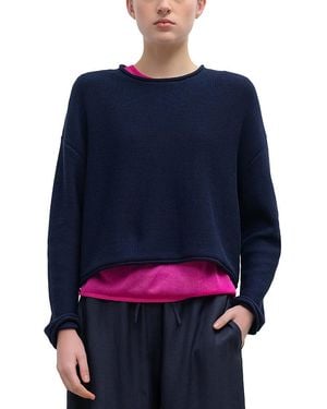 Leset Mae Crewneck Sweater - Blue