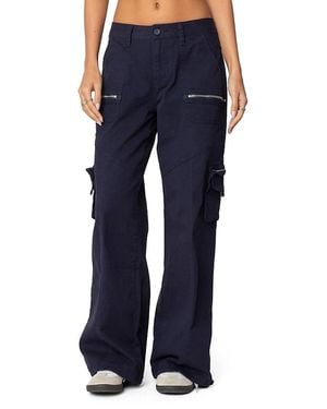 Edikted Kimmie Cargo Pants - Blue