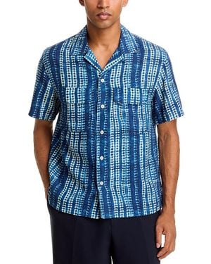 Madewell Tencel Blend Short Sleeve Shirt - Blue