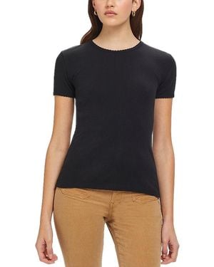 Goldie Lewinter Pointelle Tee - Black