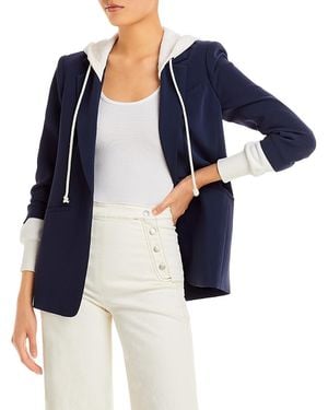 Cinq À Sept Khloe Hooded Blazer - Blue