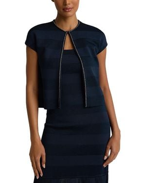 St. John Bateau Shadow Bolero - Blue