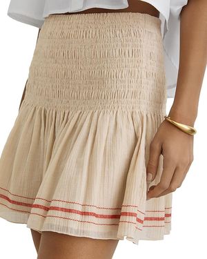 Reiss Catie Mini Skirt - Natural