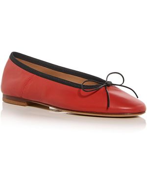 Mansur Gavriel Dance Ballerina Flats - Red
