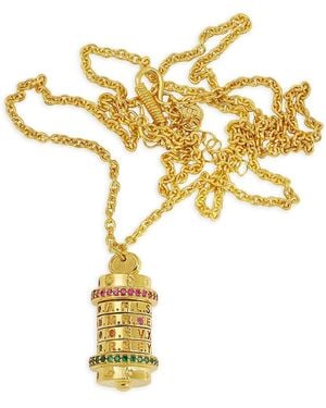 Caroline de Benoist Mot De Passe Chain Necklace, 25.6 - Metallic