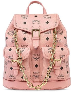 MCM Aren Vi Mini Backpack - Pink