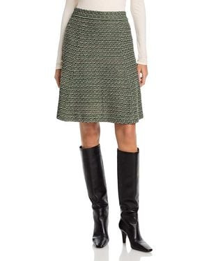 Misook Tweed Knit Skirt - Green