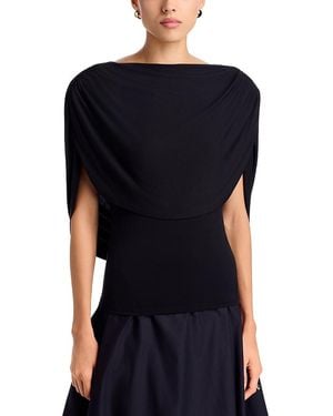 By Malene Birger Alvera Cape Top - Black