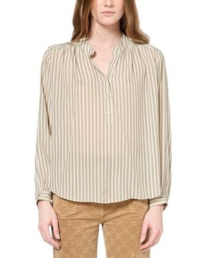 Gerard Darel Unyka Striped Top - Natural