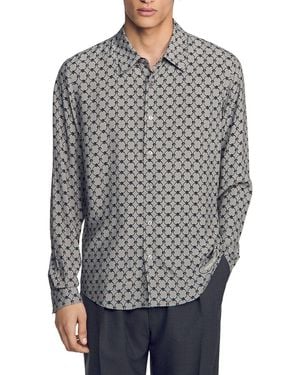 Sandro Catena Chain Print Shirt - Gray