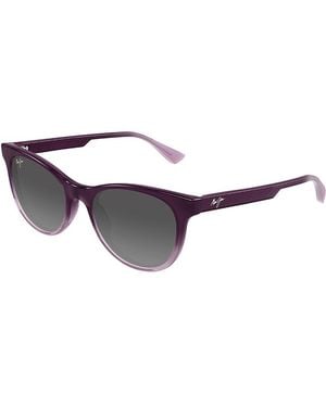 Maui Jim Lonomea Cat Eye Sunglasses, 52Mm - White