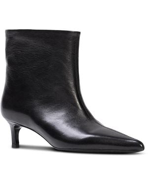 Black Suede Studio Sutton 50 Leather Pull On Boots - Black