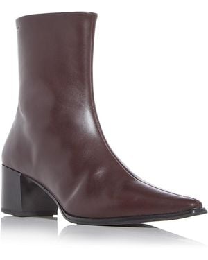 Vagabond Shoemakers Giselle Pointed Booties - Purple