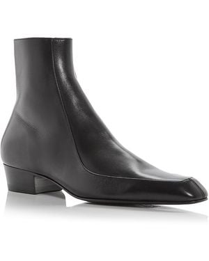 Saint Laurent Augustin Booties - Black