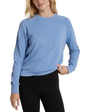 PERFECTWHITETEE S Alexi French Terry Raglan Sleeve Top - Blue