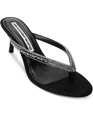 Alexander Wang Alexander Wang Courtney 65 Thong Sandals - Black