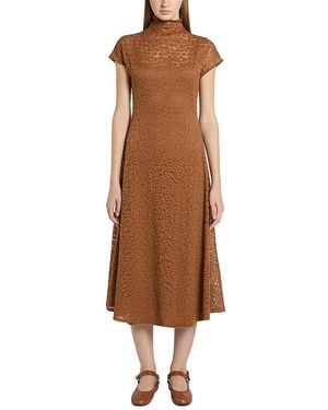 Marella Mlstesoro Lace Dress - Brown