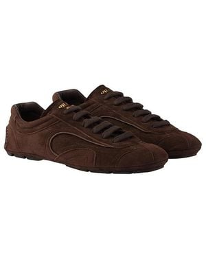 Prada Montecarlo Re-Edition 2005 Suede Sneakers - Brown