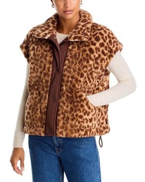 Xirena Ravena Faux Fur Vest - Blue
