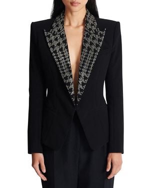 Balmain Embroidered 6-Button Jacket - Black